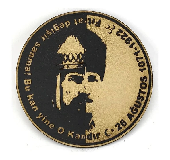 Sultan Alparslan - Kemal Atatürk Deri PEÇ- Arma - Patch ürün görseli 1