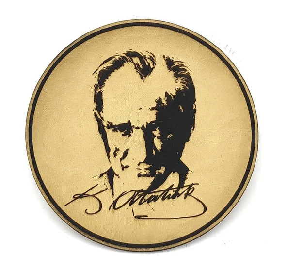 ATATÜRK Deri PEÇ - Arma - Askeri Patch ürün görseli 1