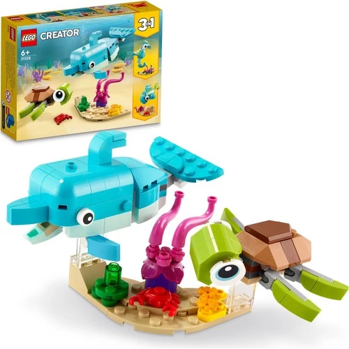 LEGO Creator 31128 Dolphin and Turtle ürün görseli 1