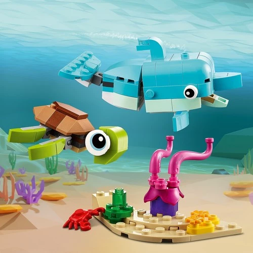 LEGO Creator 31128 Dolphin and Turtle - Resim 5