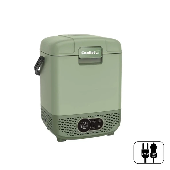 Coolist CLK12G 12/24Volt/ 220Volt 12 Litre Taşınabilir Kompresörlü Oto Buzdolabı ürün görseli 1