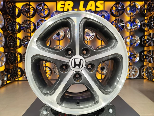 4 Adet HONDA ORIJINAL 6*15 5*114.3 ET45 64.1 GUN MACK JANT REVİZE EDİLMİŞ (Takım) ürün görseli 1