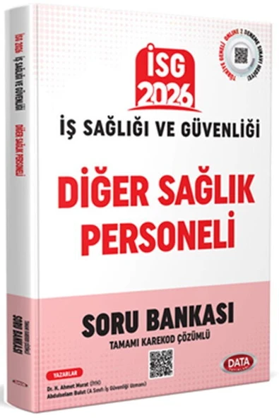 Data Yayınları 2026 İş Sağlığı Güvenliği Diğer Sağlık Personeli Karekod Çözümlü Soru Bankası ürün görseli 1