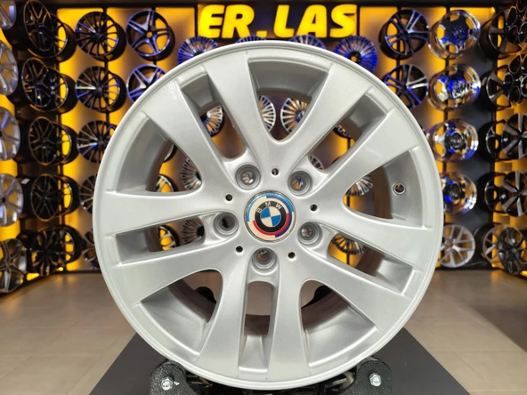 4 Adet BMW ORIJINAL 7*16 5*120 ET34 72.6 SILVER JANT REVİZE EDİLMİŞ (Takım) ürün görseli 1