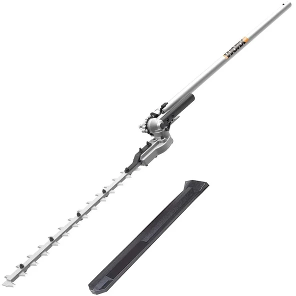 WORX WA0220 WG186E.1 ile Uyumlu 43CM Teleskobik Uzatmalı Açı Ayarlı Çit Budama Başlığı ürün görseli 1