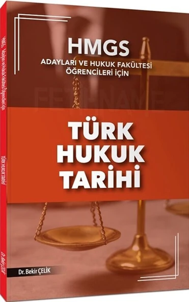 Bekir Çelik HMGS Türk Hukuk Tarihi Konu Anlatımı ürün görseli 1