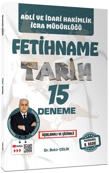 Bekir Çelik Adli İdari Hakimlik İcra Müdürlüğü FETİHNAME Tarih 15 Deneme ürün görseli 1
