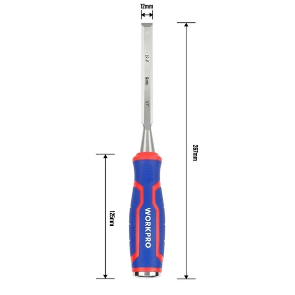 WORKPRO WP243006 12MM Profesyonel İskarpela - Resim 5