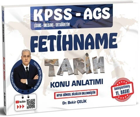 Bekir Çelik KPSS AGS FETİHNAME Tarih Konu Anlatımı ürün görseli 1