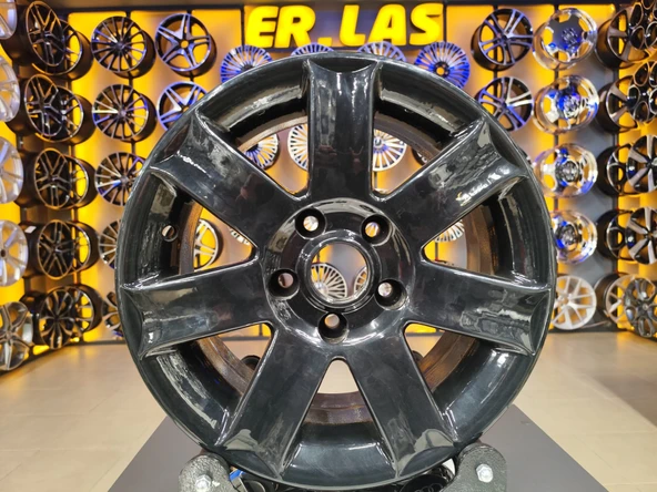 4 Adet VOLKSWAGEN OIJINAL 7*15 5*112 ET35 57.1 BLACK JANT REVİZE EDİLMİŞ (Takım) ürün görseli 1