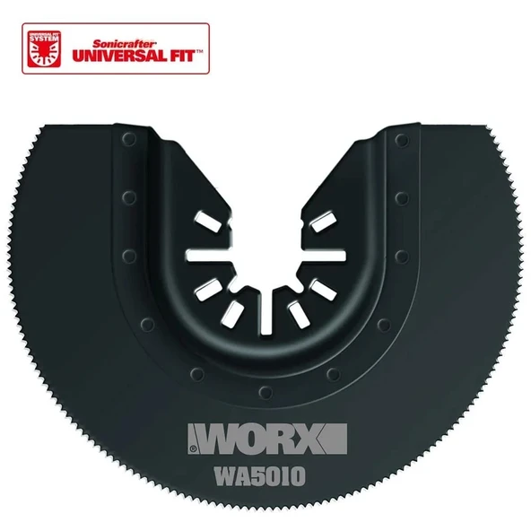 WORX WA5010 Çok Amaçlı Raspalama Makinası İçin 80mm 180˚ Metal, Ahşap, Fiberglas, PVC Universal Kesme Bıçağ ürün görseli 1