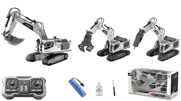 4D-E3 METAL DEĞİŞEBİLEN 3 BAŞLIKLI DUMAN ATAN İŞ MAKİNASI ürün görseli 1