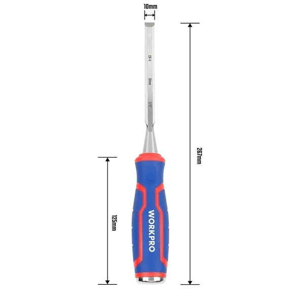 WORKPRO WP243005 10MM Profesyonel İskarpela - Resim 5