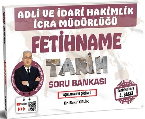 Bekir Çelik Adli İdari Hakimlik İcra Müdürlüğü FETİHNAME Tarih Soru Bankası ürün görseli 1