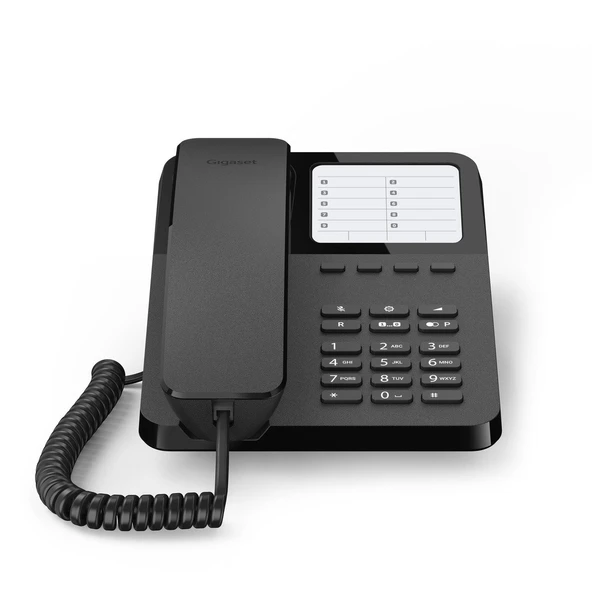 GIGASET DESK 400 Masaüstü Telefon Siyah ürün görseli 1