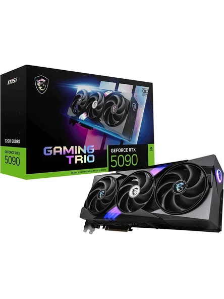 MSI RTX 5090 32G Gaming Trio OC G5090-32GTC 512 Bit GDDR7 32 GB Ekran Kartı ürün görseli 1