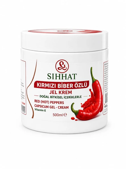 Kırmızı Biber Özlü Jel Krem 500 ml ürün görseli 1