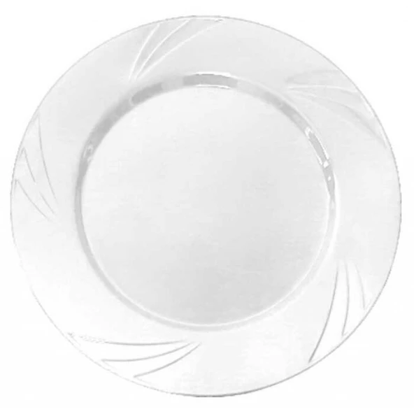 Tabak Kristal 22,5 cm Şeffaf 6'lı ürün görseli 1