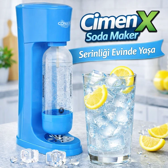 Soda Maker Blue Edition Soda Kartuşlu Set ürün görseli 1