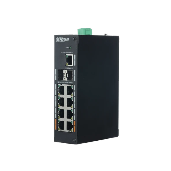 PFS3211-8GT-120, 8 Port, Gigabit, PoE 120W, 1 Port GigaBit Uplink, 2 Port GigaBit SFP,  Yönetilemez, Rack Mount Switch