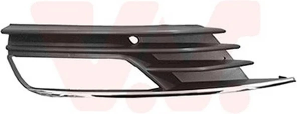 Audi A3 Sedan - 2013-2016 Sis Lamba Kapağı Sağ Delikli - Nikelaj Çıtalı (Tw) (Adet) (Oem No:8V5807682A9B9) ürün görseli 1