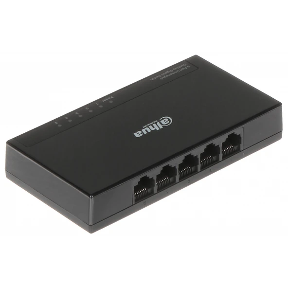 PFS3005-5GT-L, 5 Port, Gigabit, Yönetilemez, Masaüstü Switch