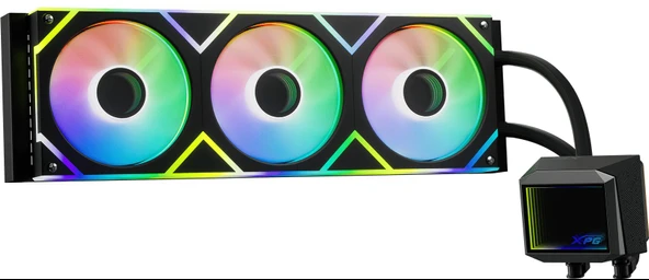 XPG Black ARGB 360 mm Intel(1700p/1851p)-AMD Uyumlu Sıvı Soğutucu LEVANTEII360-BKCWW ürün görseli 1