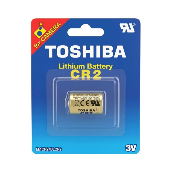 TOSHIBA CR2 3V LITHIUM PİL 1Lİ ürün görseli 1