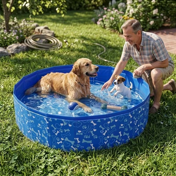 Katlanabilir Köpek Havuzu – 120 cm x 30 cm  51144S ürün görseli 1