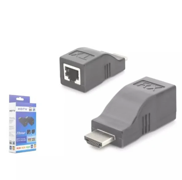 Hadron Hdx1359  30M 4K - 2K - Full HD 1080p  Hdmi Extender Siyah ürün görseli 1