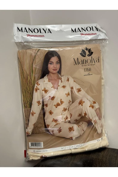 Manolya Sezonun En Rahat Kadın Pijama Takımı | Yumuşak Kumaş & Şık Tasarım ürün görseli 1