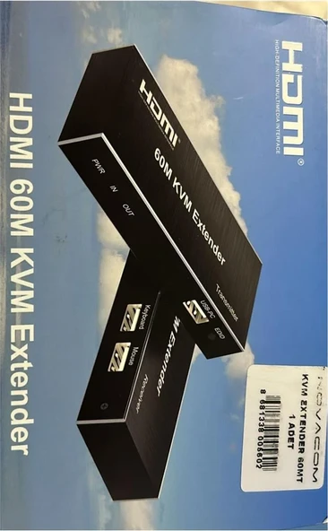 Nova NVC-KVM4K60 KVM Extender 60MT HDMI + USB ürün görseli 1