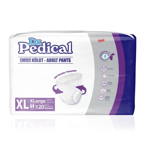 Dr. Pedical Emici Külot Ekstra Büyük Boy XL 30'lu 4 Adet Hasta Bezi ürün görseli 1