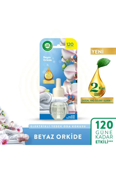 Air Wick Elektrikli Oda Kokusu Yedek Şişe Beyaz Orkide 19 ml ürün görseli 1