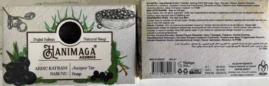 Hanımağa Doğal Ardıç Katranı Sabunu 100g X4 ürün görseli 1