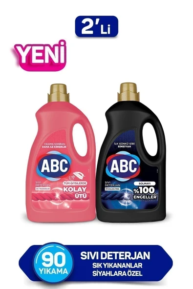 ABC Sıvı Deterjan Siyahlar&kolay Ütü 2'li Set ürün görseli 1