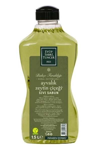 EYÜP SABRİ TUNCER 1,5lt Ayvalık Zeytin Çiçeği Sıvı Sabun Doğal Zeytinyağlı ürün görseli 1