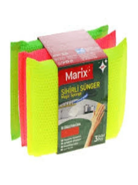 MARİX SİHİRLİ SÜNGER 3 LÜ ürün görseli 1