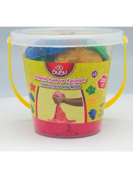 BU-BU KINETIK KUM KOVA 500gr.KIRMIZI BUBU-KU0019 ürün görseli 1