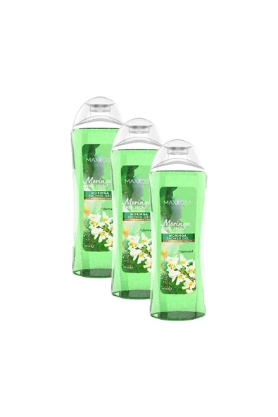 DERMOKİL Maxrosa Duş Jeli Moringa 750ml. Üçlü Set ürün görseli 1