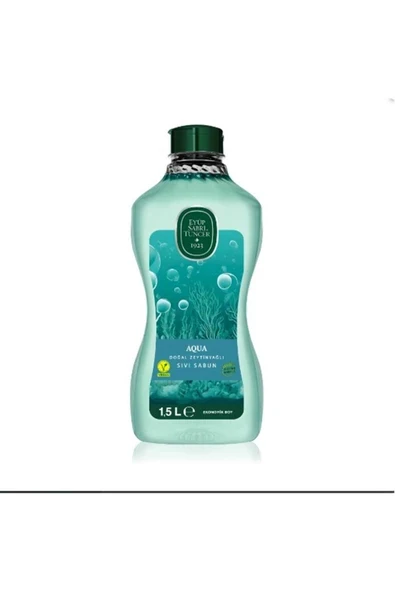 EYÜP SABRİ TUNCER 1,5lt Aqua Doğal Zeytin Yağlı Sıvı Sabun Pet Şişe ürün görseli 1