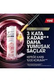 Clear Women Yumuşak ve Parlak Şampuan 350 ml ürün görseli 1