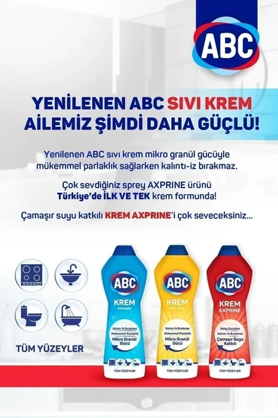 ABC Sıvı Krem Karma Paket 750 ml ürün görseli 1