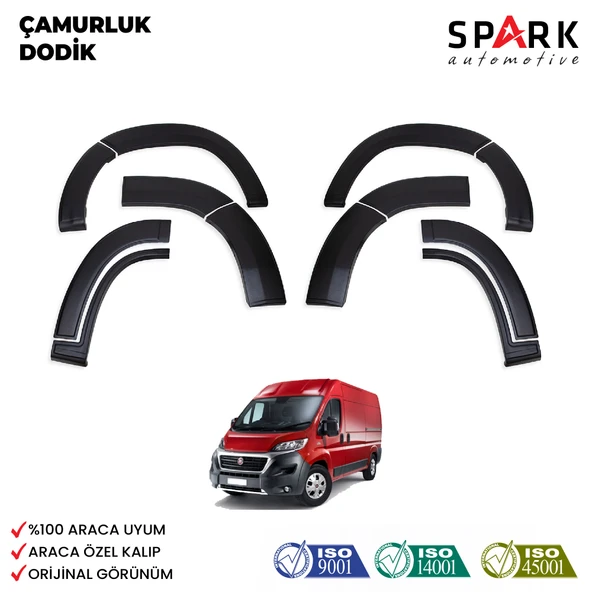 Fiat Ducato 2014- Yılı ve Sonrası Uyumlu Çamurluk Dodik 12 Parça ürün görseli 1
