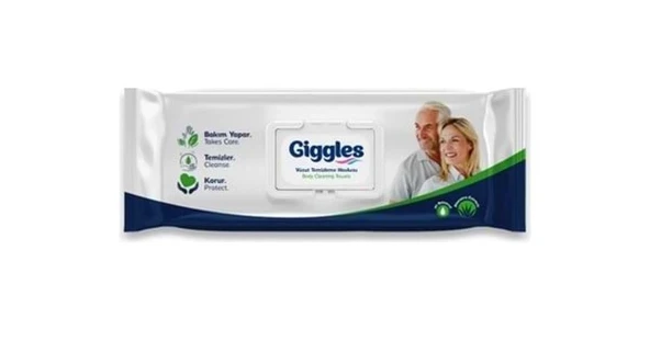 GİGGLES PERİNE BÖLGESİ HAVLUSU 50Lİ ürün görseli 1