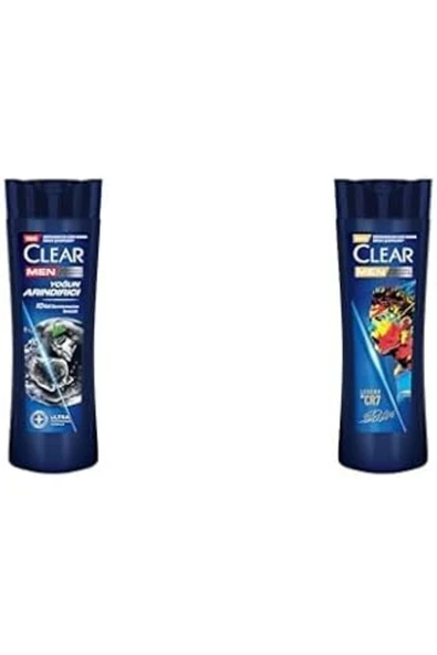 Clear Men Kepeğe Karşı Etkili Şampuan Yoğun Arındırıcı Kömür Ile 350 Ml Ve Clear Men Kepeğe Karşı E ürün görseli 1