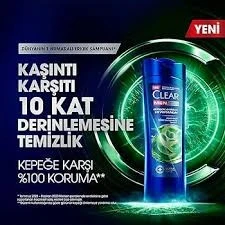 Clear Men Şampuan Sedir Ağacı ve Okaliptus Özleri 350 ml ürün görseli 1