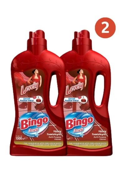 BİNGO 1l Lovely Yüzey Temizleyici 2 Adet Set ürün görseli 1