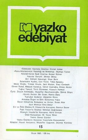 Yazko Edebiyat 15 Ocak 1982 ürün görseli 1