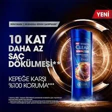 Clear Men Kepeğe Karşı Etkili Şampuan Saç Dökülmesine Karşı Kahve Çekirdeği Özü 350 ml ürün görseli 1